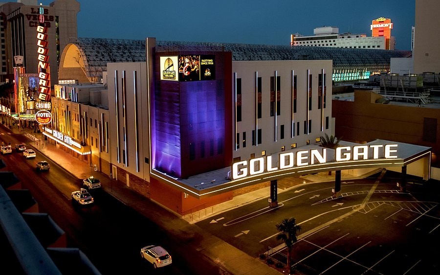 Stroll past the Golden Gate Casino