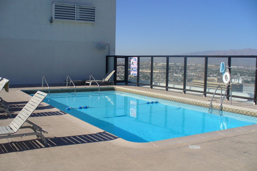 Binion's Rooftop Pool