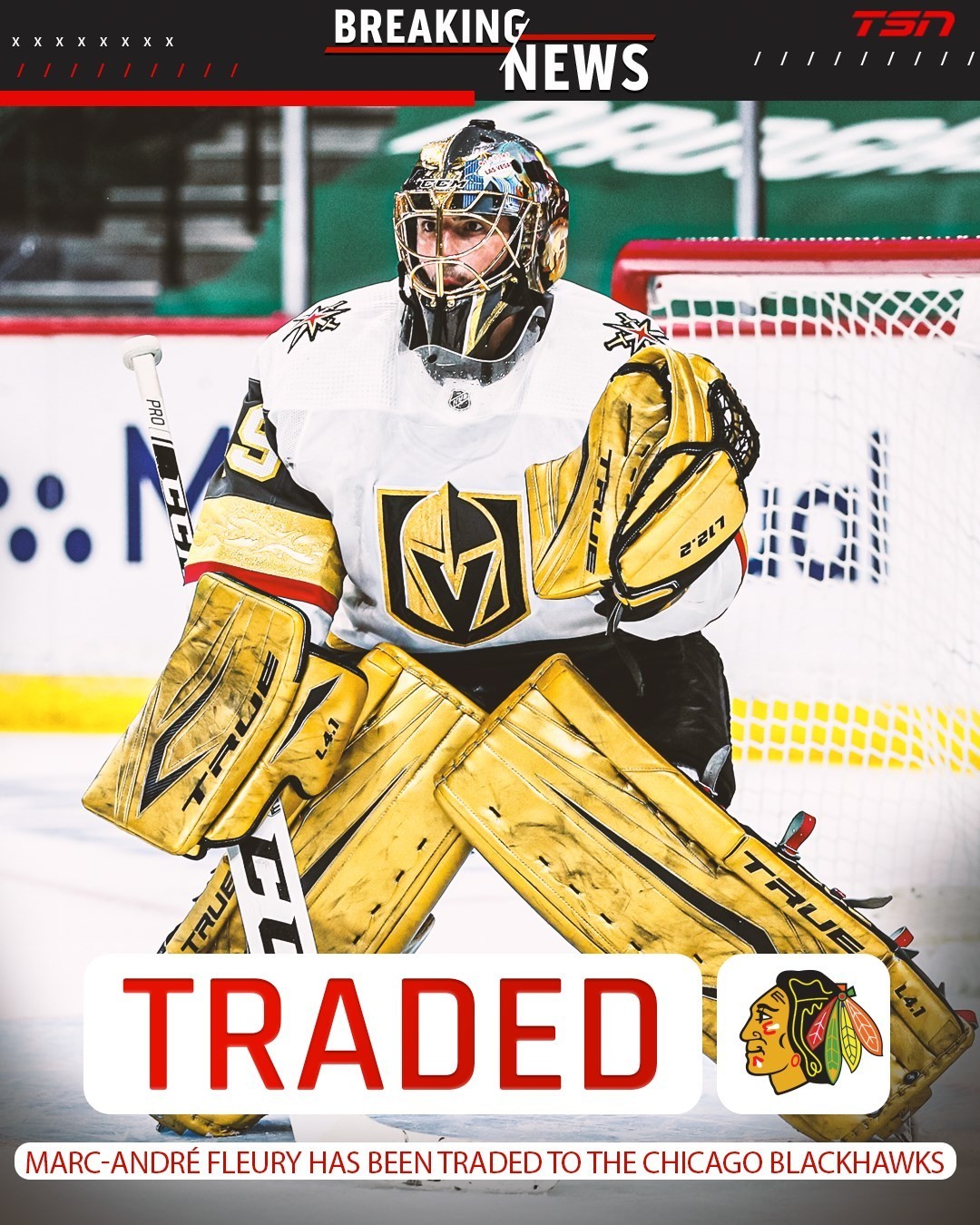 #1 Marc-Andre Fleury comments on being traded by Las Vegas