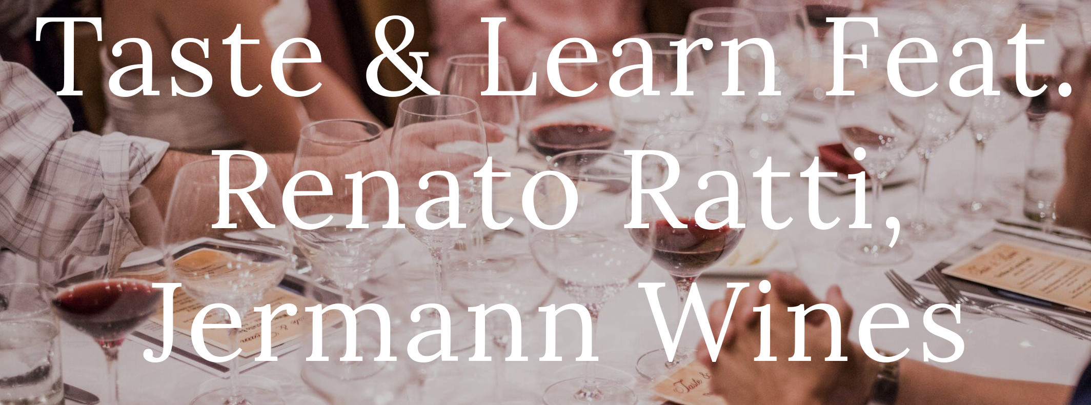 Enjoy a wine pairing with delicious Italian food