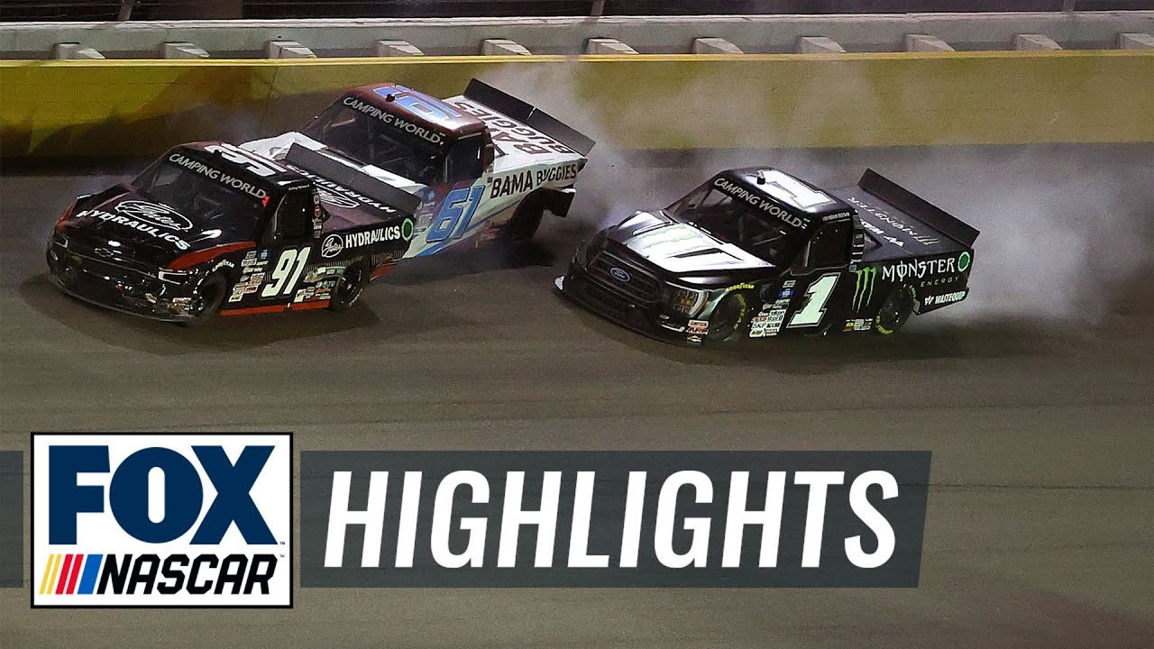 Chandler Smith edges Kyle Busch for the victory at Las Vegas Motor Speedway