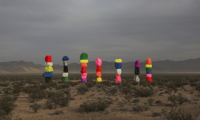 Seven Magic Mountains: The Brightest Rock Formation in Vegas